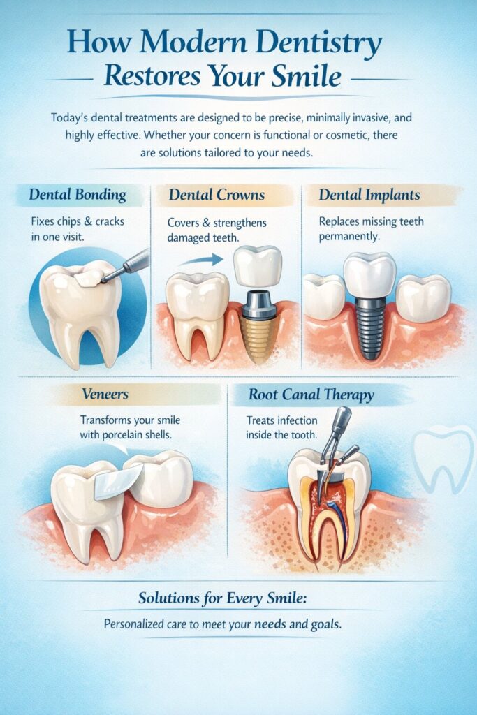 How Modern Dentistry Restores Your Smile