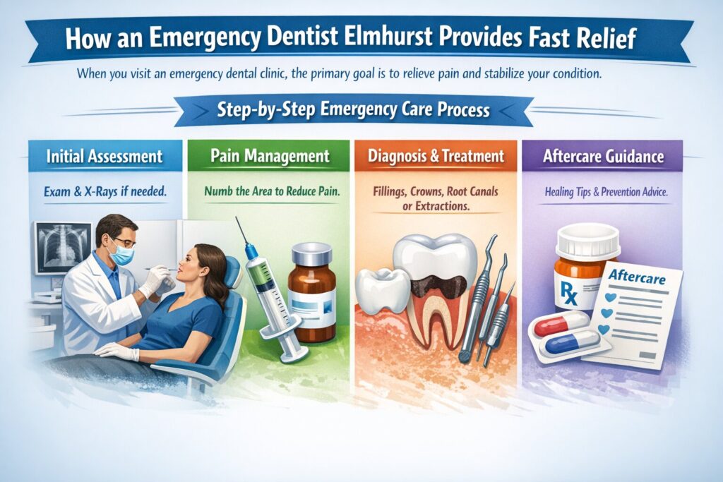 How an Emergency Dentist Elmhurst Provides Fast Relief